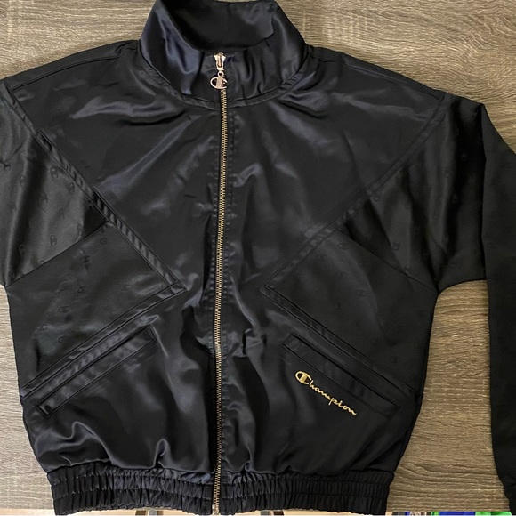 Women’s Black X-small Champion Bomber Jacket - Picture 2 of 6